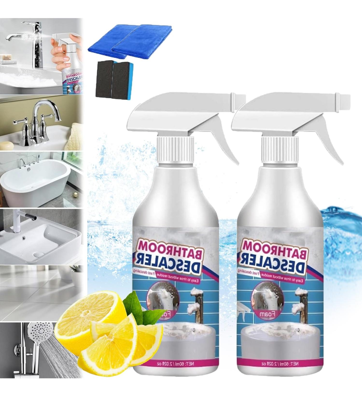 Luckydogss Stubborn Stains Cleaner - Powerful Bathroom Foaming Spray (60ml) - Effective Descaler for Tough Stains - Buy Online on GoSupps.com