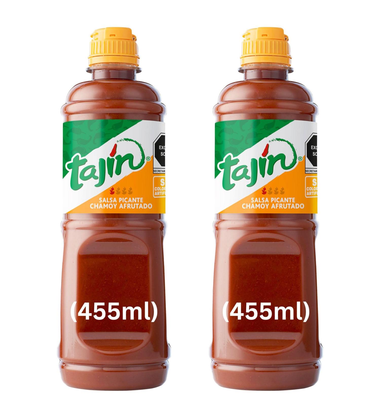 Tajin Chamoy Sauce Bundle containing 2 x Tajin Chamoy Sauce 455ml Authentic Mexican Flavouring - Buy Online on GoSupps.com