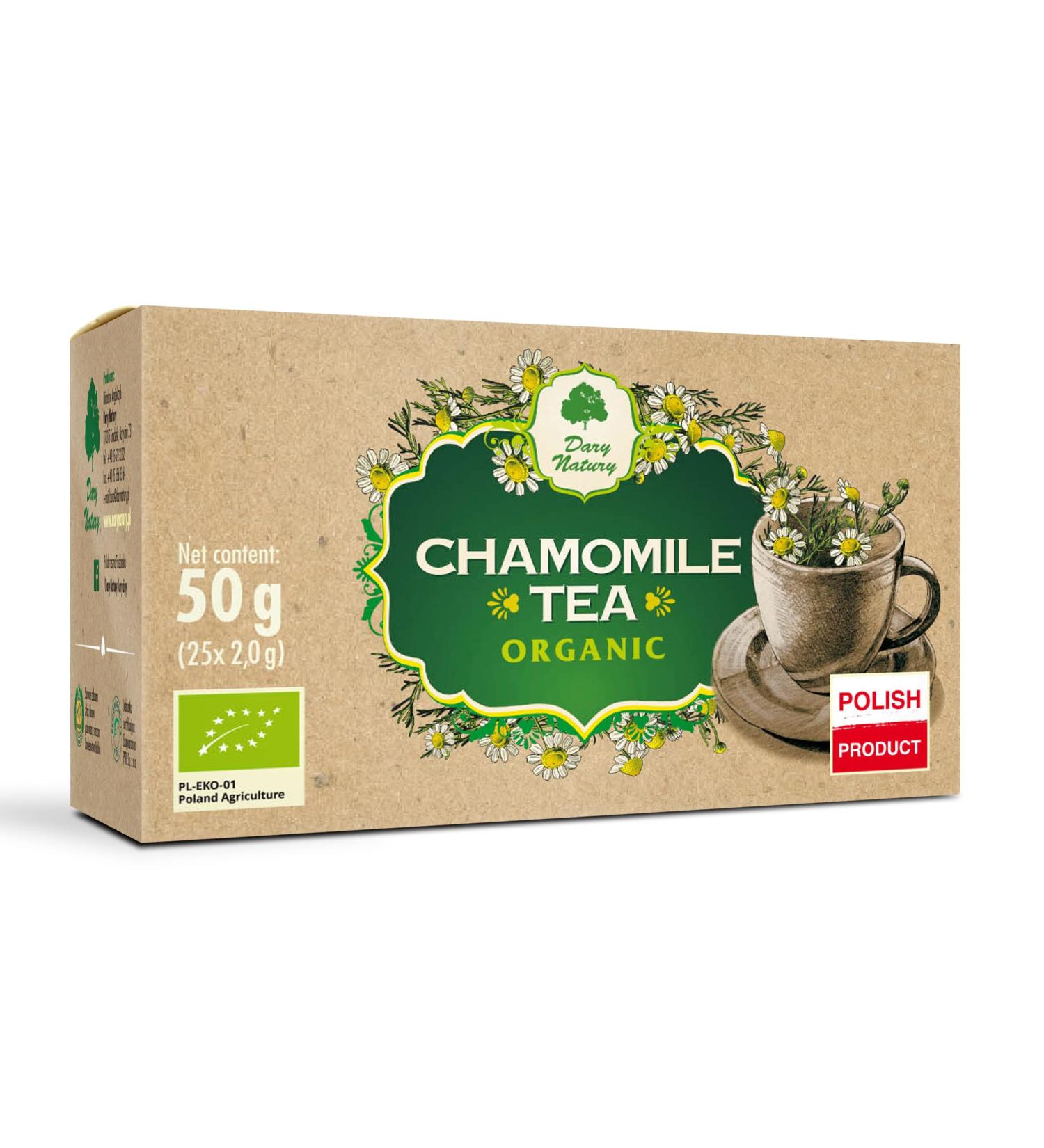  Dary Natury THE CHAMOMILE ORGANIC (25 x 2.5 g) - GIFTS OF NATURE - Buy Online on GoSupps.com