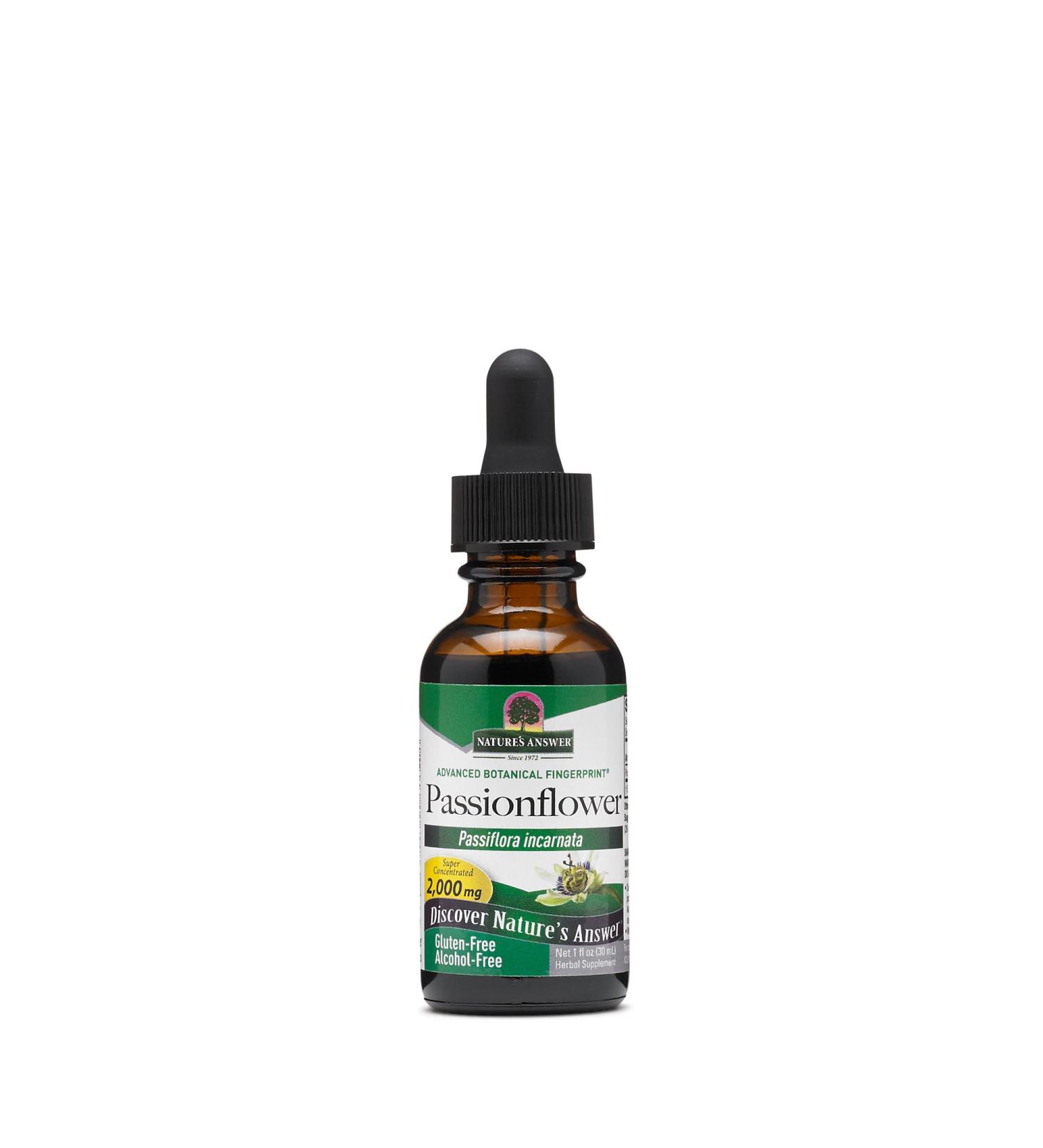 Passionflower Extract No Alcohol Nature's Answer 1 oz Liquid