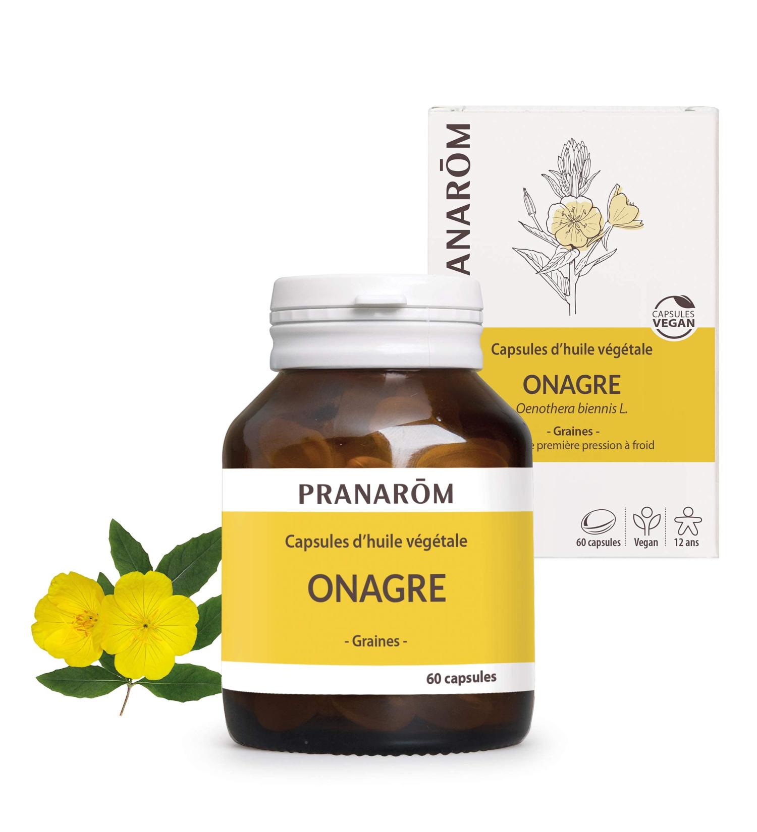 Pranar m Evening Primrose Vegetable Oil Capsules 60 Capsules - Buy Online on GoSupps.com