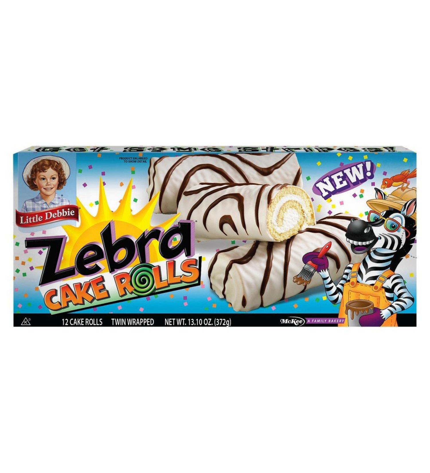 Little Debbie Zebra Cake Rolls (4 Boxes)