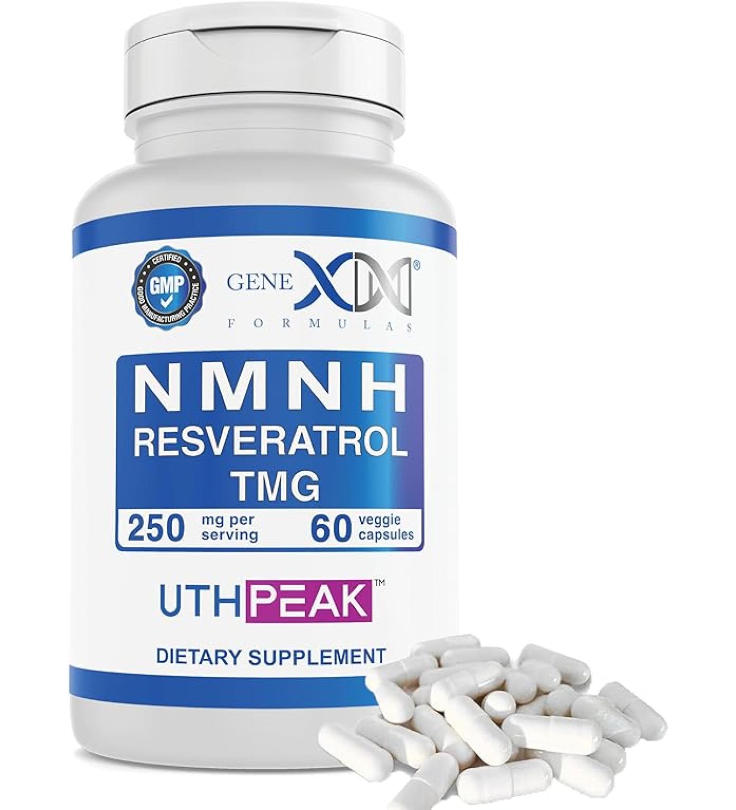 GENEX 250mg NMNH + Resveratrol + TMG Capsules | Healthy Aging Supplement - Buy Online on GoSupps.com