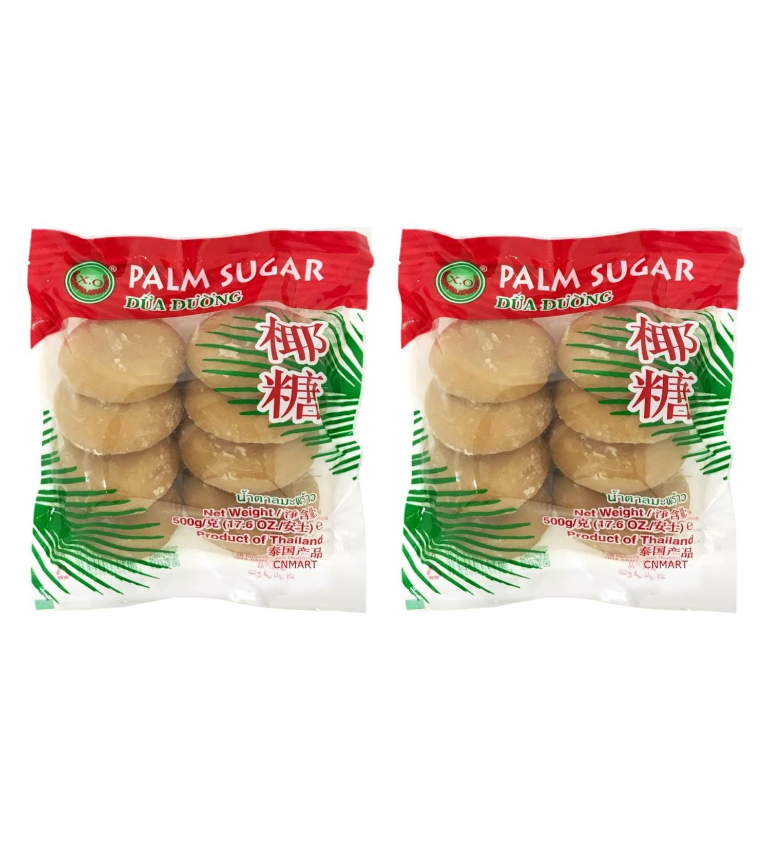 X.O Palm Sugar Blocks (Dua Duong) 500g Great for Asian and Global Cuisine (Pack of 2) by CNMART - Buy Online on GoSupps.com
