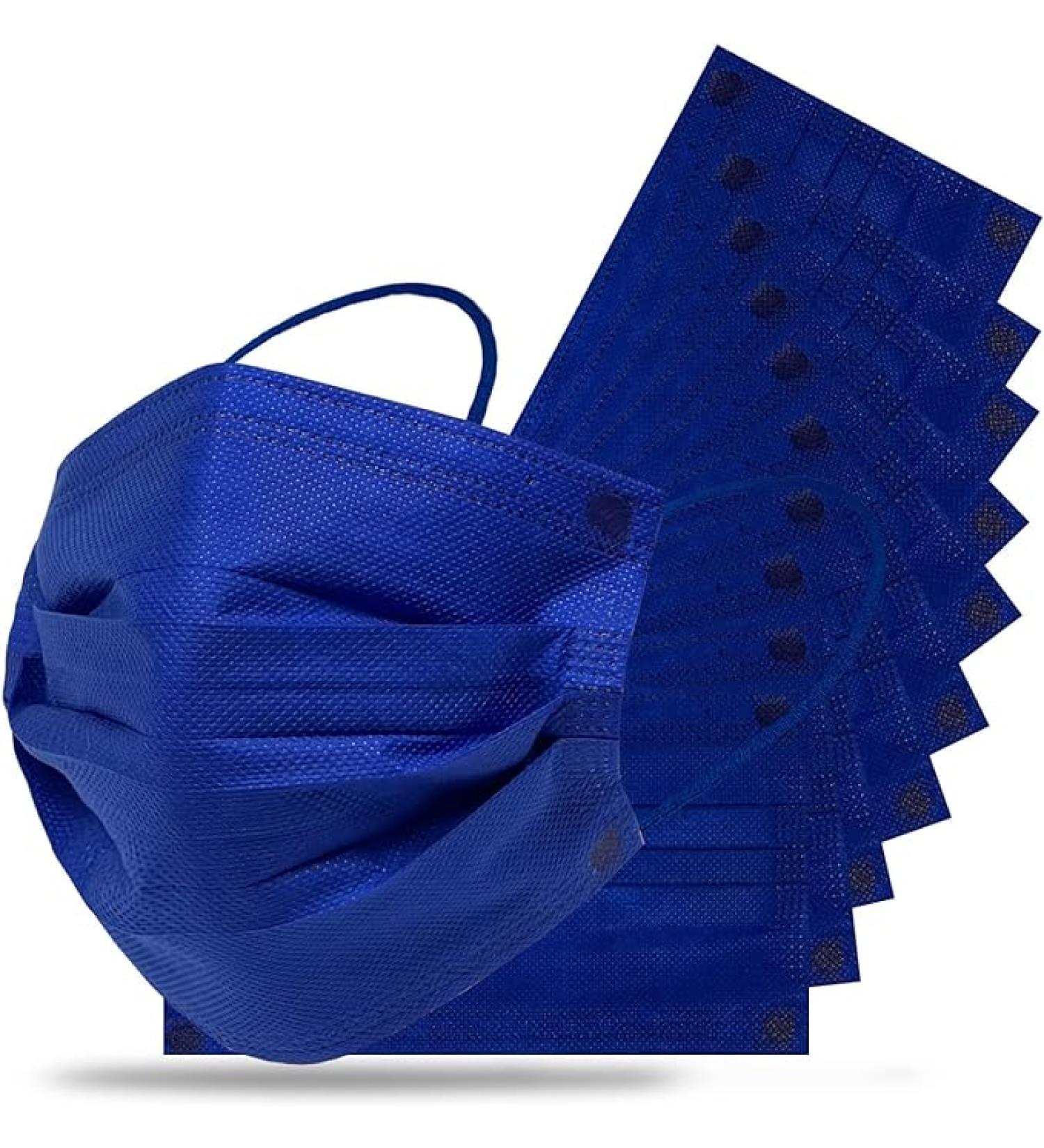 Everydayspecial Disposable Safety Mask - 3 Layer Protection - Sapphire Royal Blue - 50 pcs - Buy Online on GoSupps.com