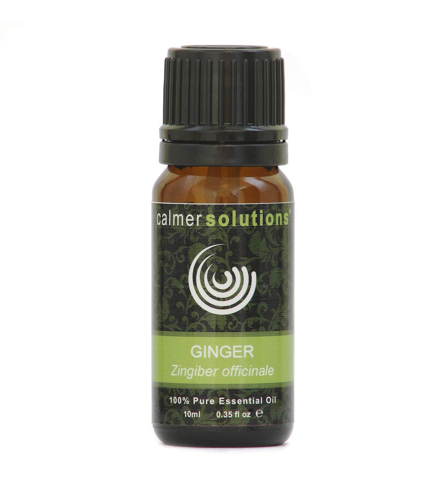 Calmer Solutions 100% Pure Ginger Essential Oil 10ml - Aromatherapy Oil (Pack of 1) - Buy Online on GoSupps.com