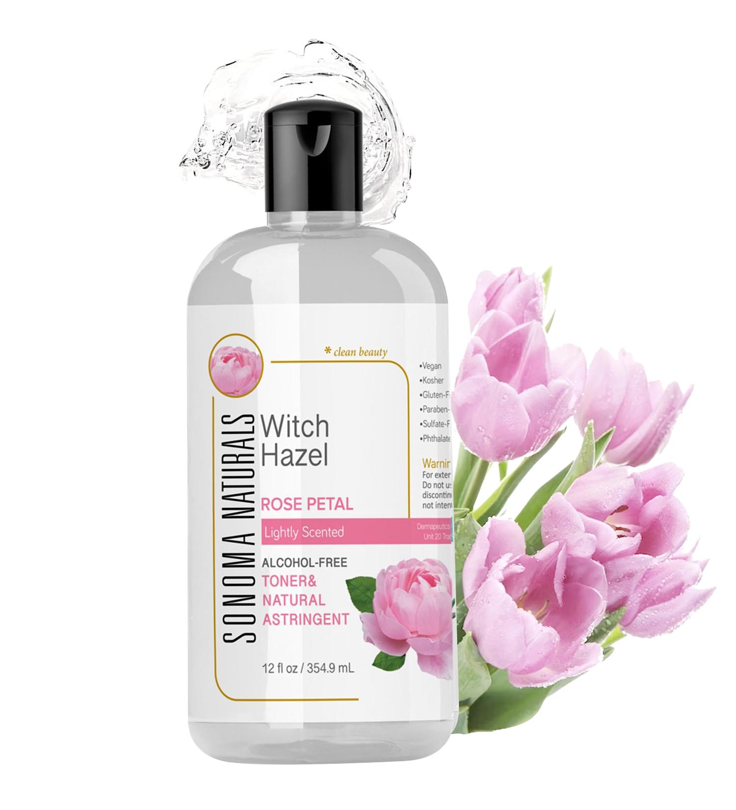 Hydrating Rose Water Toner - Alcohol-Free Astringent for Dry Skin | 12 fl oz | Refreshing Natural Face Toner - Buy Online on GoSupps.com
