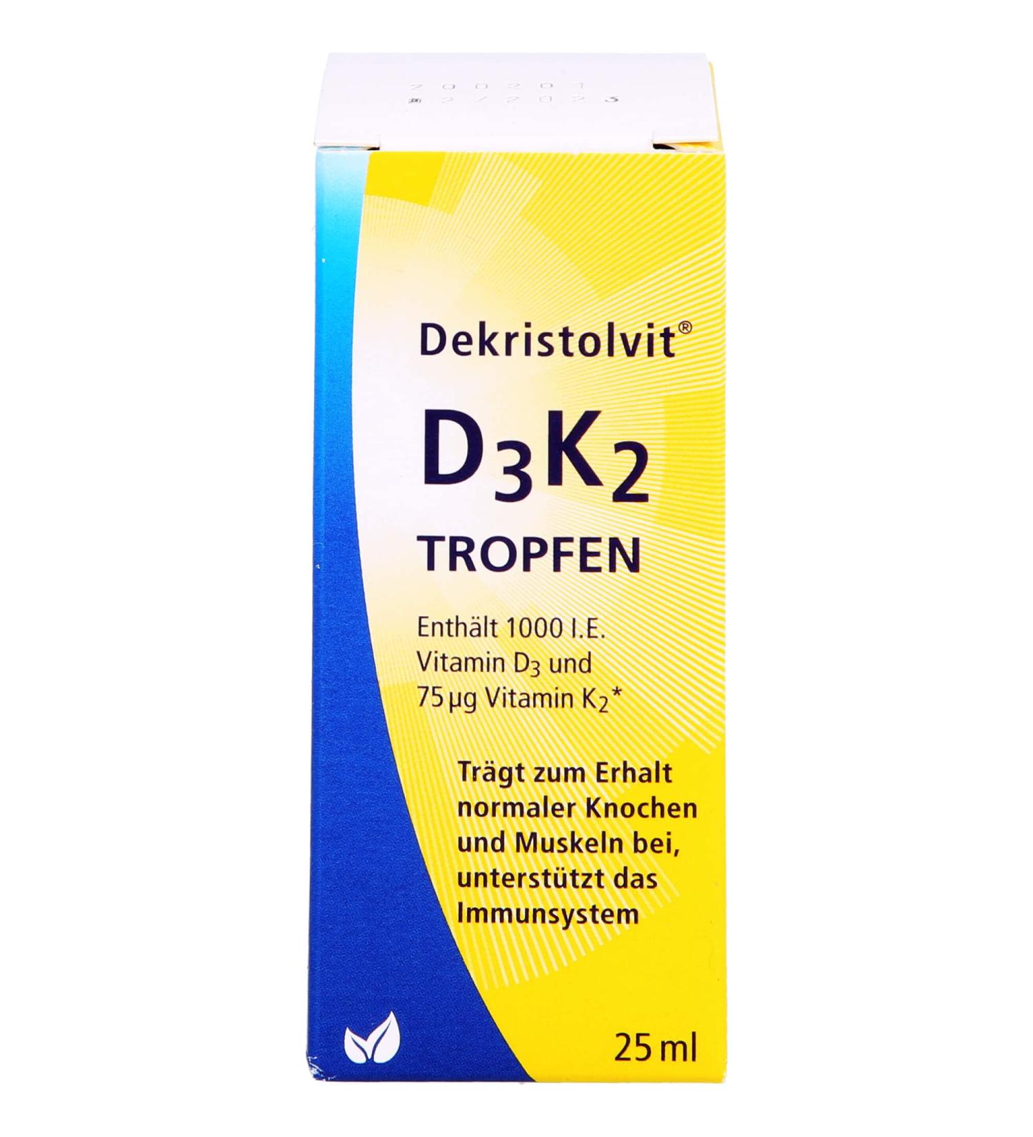 Decristolvit D3 K2 Drops - Premium Vitamin D & K Supplement for Optimal Health | Fast International Shipping - Buy Online on GoSupps.com