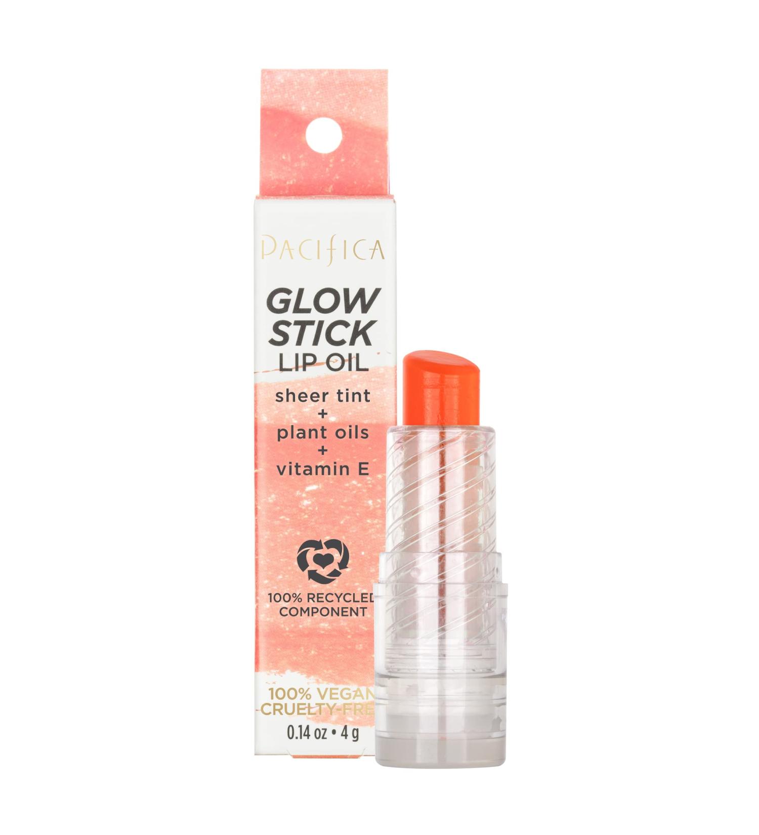 Pacifica Glow Stick Lip Oil - Pale Sunset for Women | Moisturizing 4g Lip Treatment | International Shipping Available - Buy Online on GoSupps.com