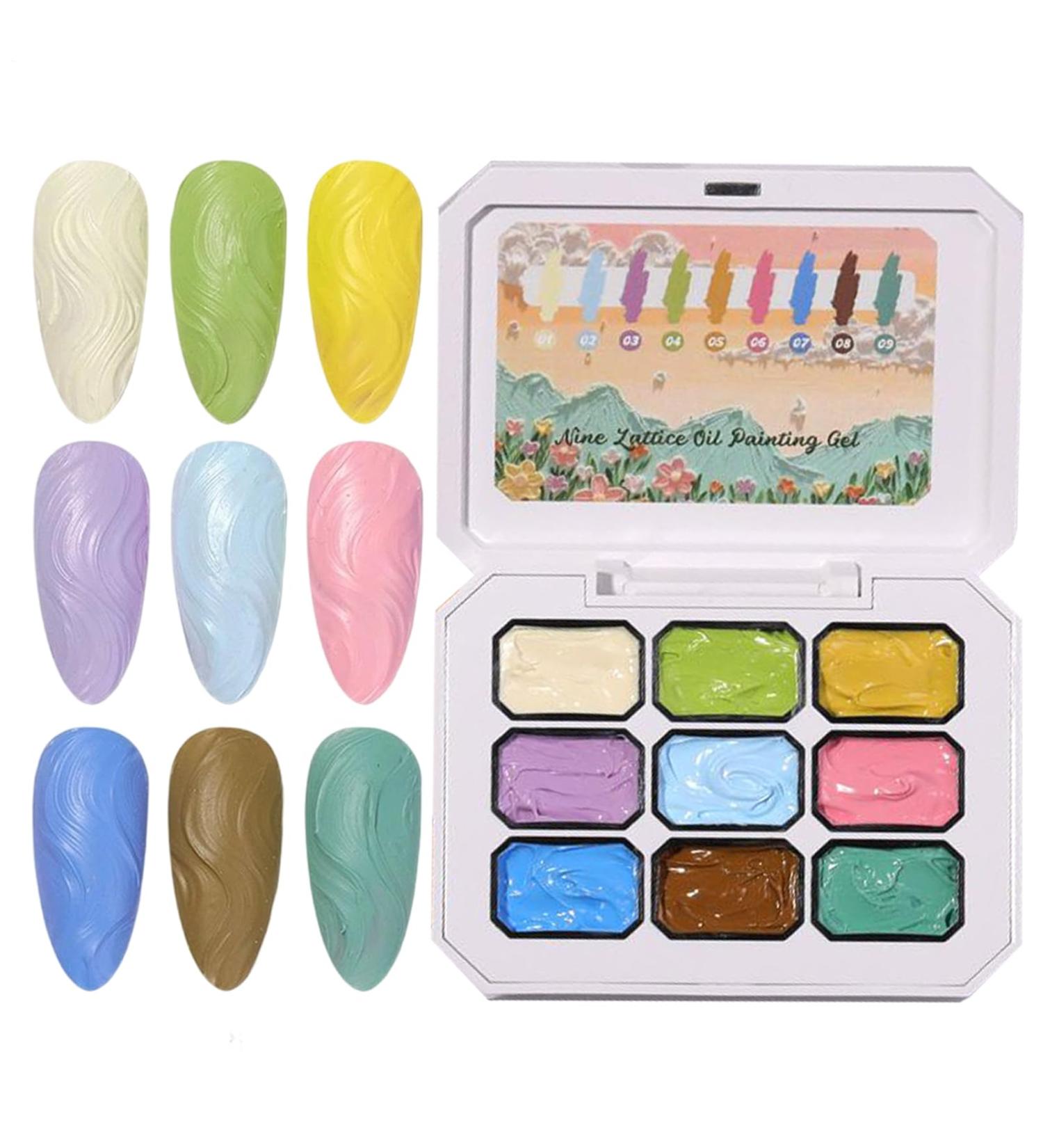 Solid Gel Nails 9 Cream Gel Colors 3D Nail Extensions for Women and Girls Wedding French Tips Birthday - Buy Online on GoSupps.com