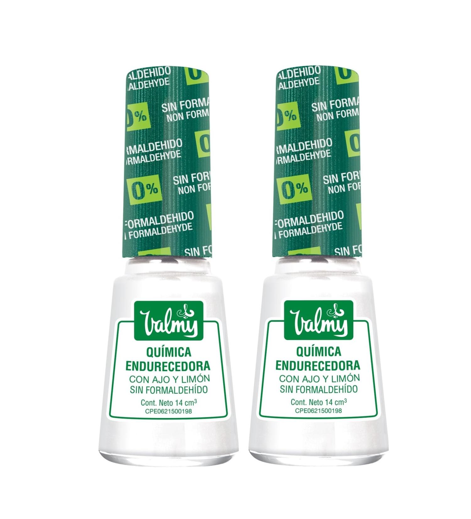 Durcisseur chimique Valmy avec ail et citron sans formald hyde traitement vernis blanchissant et renfor ant (Lot de 2) - Buy Online on GoSupps.com