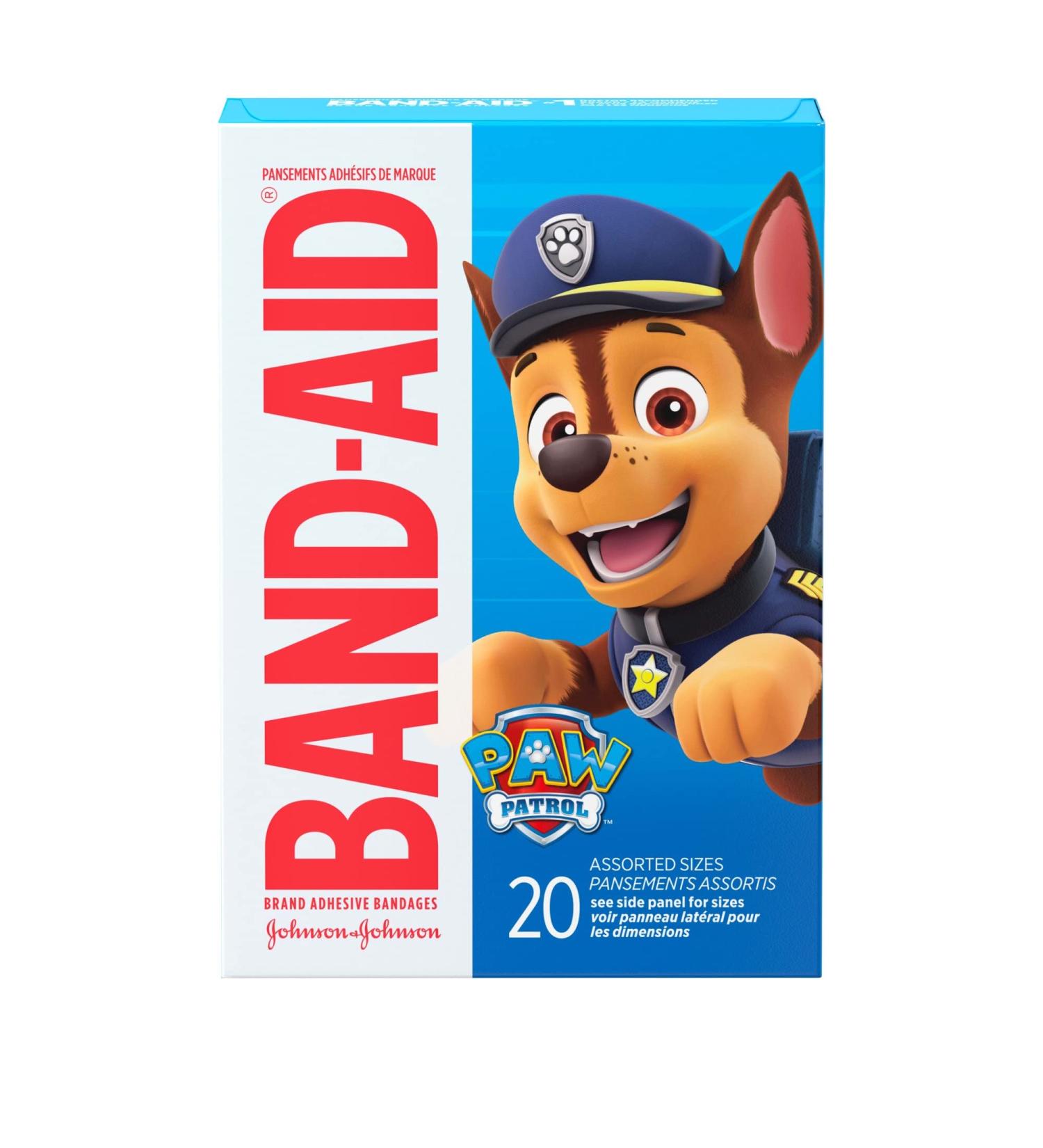 Buy Band-Aid Bandages Nickelodeon Paw Patrol - 40 Assorted Sizes for Kids | Best International Shipping - Buy Online on GoSupps.com
