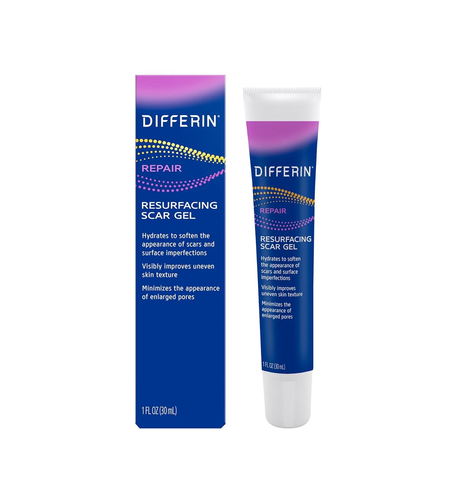 Buy Differin Resurfacing Scar Gel 1 fl oz â€“ Effective Acne Scar Treatment - Buy Online on GoSupps.com