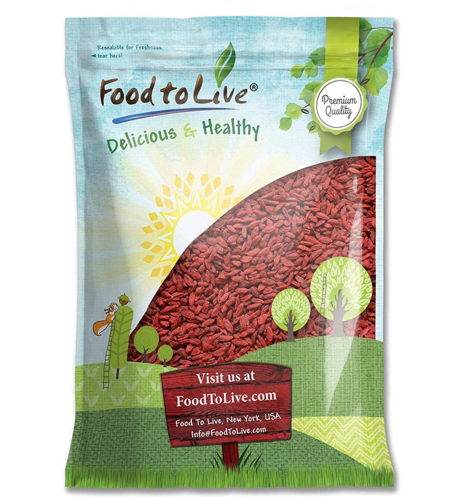 6 lbs Goji Berries | Non-GMO, Sun-Dried & Juicy | High in Iron, Vitamins A & C | Vegan Fruit Snack for Baking, Tea, Smoothie & Yogurt | Bulk Pack of 1 - Buy Online on GoSupps.com