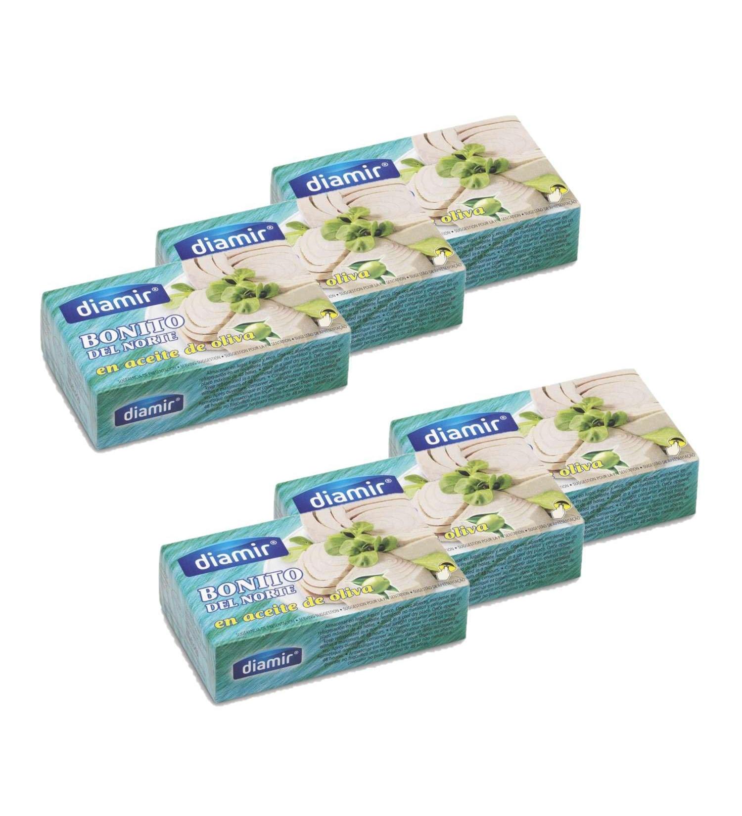 Lot 6x Bonito tuna in olive oil - Can 110g