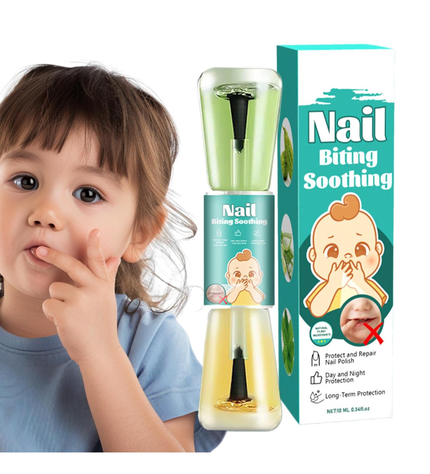 No nail polish to bite nail biting polon | Stop nail prevention prevention polish | Natural safe solution for the for the sucking thumb the protector of care - Buy Online on GoSupps.com