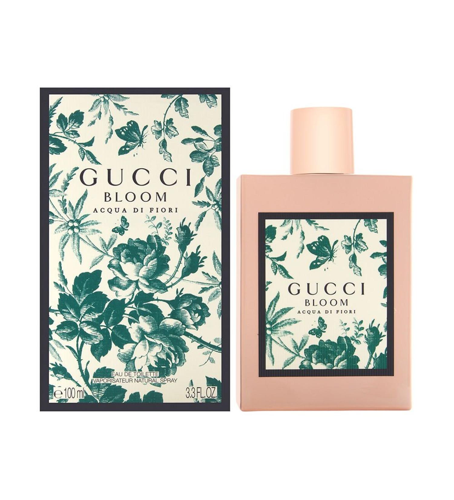 Gucci Bloom Acqua di Fiori for Women 3.3 oz Eau de Toilette Spray 1 Ounce (Pack of 1)
