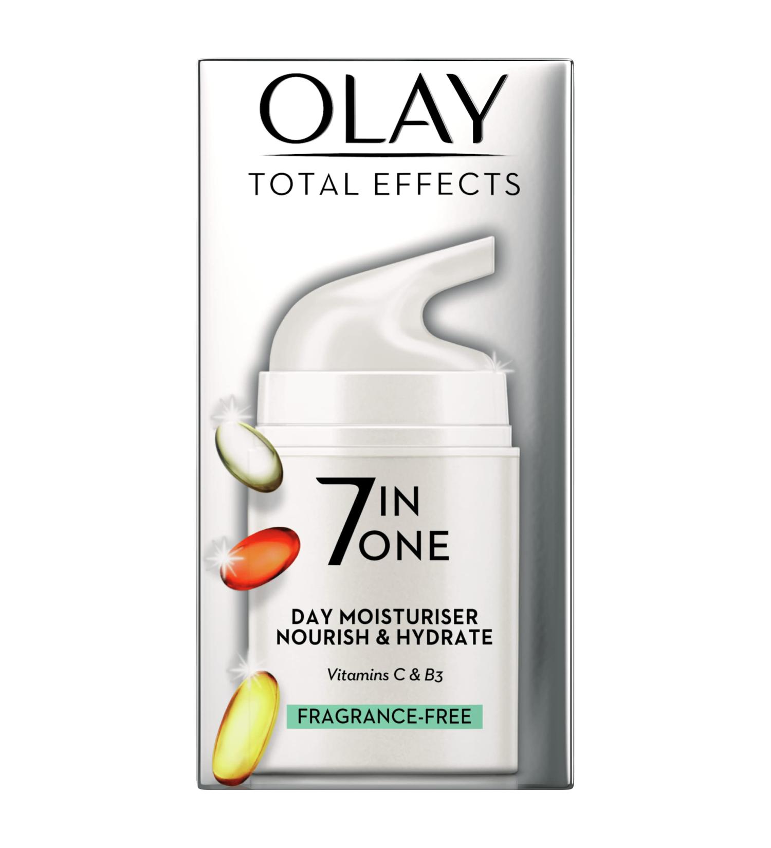 Olay Total Effects 7-in-1 Niacinamide Moisturiser 50ml - Fragrance Free | Buy Online - Buy Online on GoSupps.com