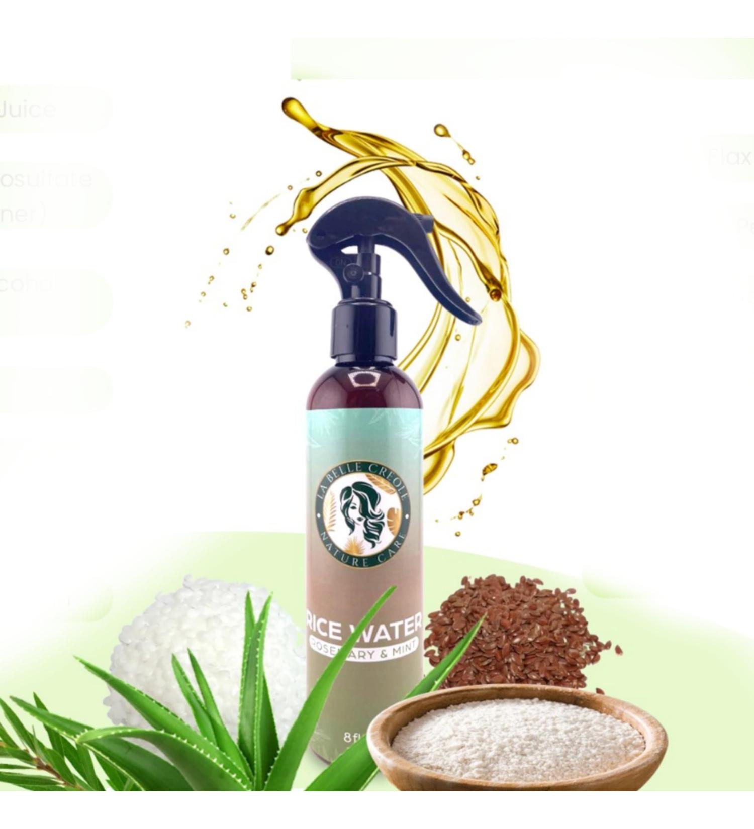 Rice Water Mist - Silicone & Sulfate Free Growth Formula for Damaged Curly & Frizzy Hair - Thickening for Thin Hair Safe for Keratin & Color Treated - Buy Online on GoSupps.com