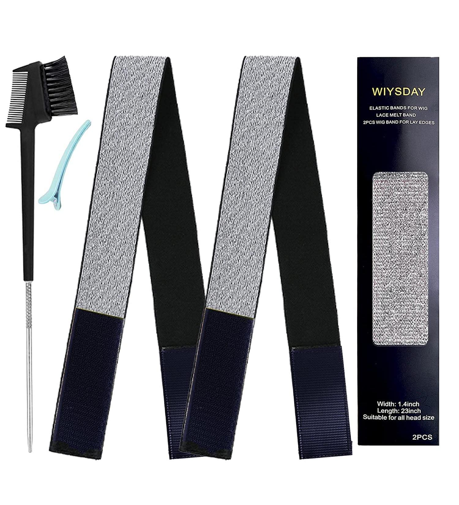 2PCS Silver Wig Bands for Melting Lace - Edge Wrap & Elastic Bands Set - Buy Online on GoSupps.com