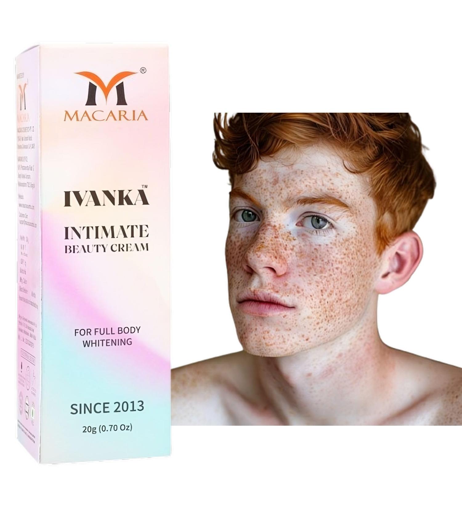 Macaria Cosmetics Ivanka Intimate Beauty blemishes pigmentation removal Night cream for men by korean technology - Buy Online on GoSupps.com