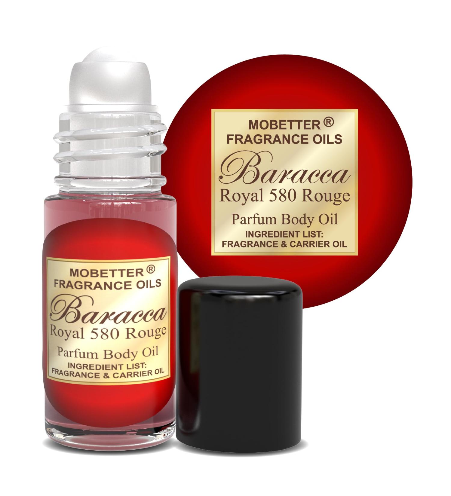 MOBETTER FRAGRANCE OILS Baracca Royal 580 Rouge 1 Oz Perfume Fragrance Body Oil for Unisex - Buy Online on GoSupps.com