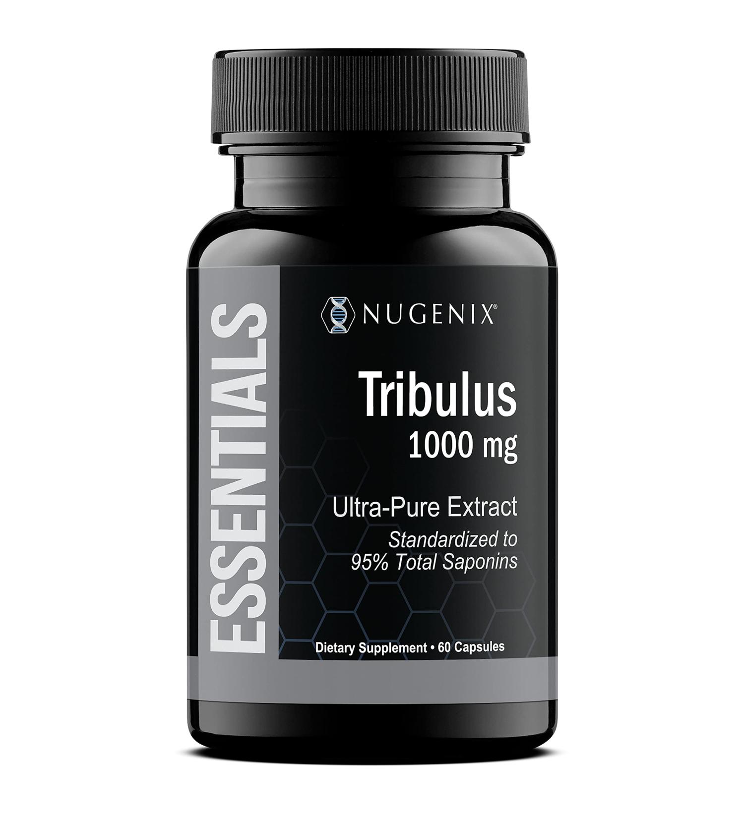 Nugenix Essentials Tribulus Terrestris Extract - 1000mg High Potency - 95% Saponins - 60 Count - Buy Online on GoSupps.com