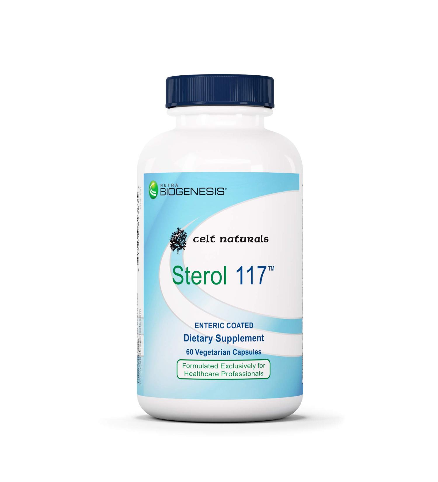 Nutra BioGenesis Sterol 117 - Plant Sterols Supplement Phytosterol Supplement for Men & Women Health & Wellness Support with Beta Sitosterol - 60 Vegetarian Capsules - Buy Online on GoSupps.com