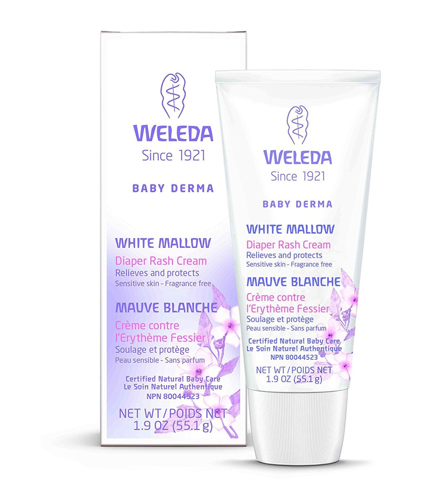 Weleda Mallow White Baby Cream 50ml (Pack of 3)