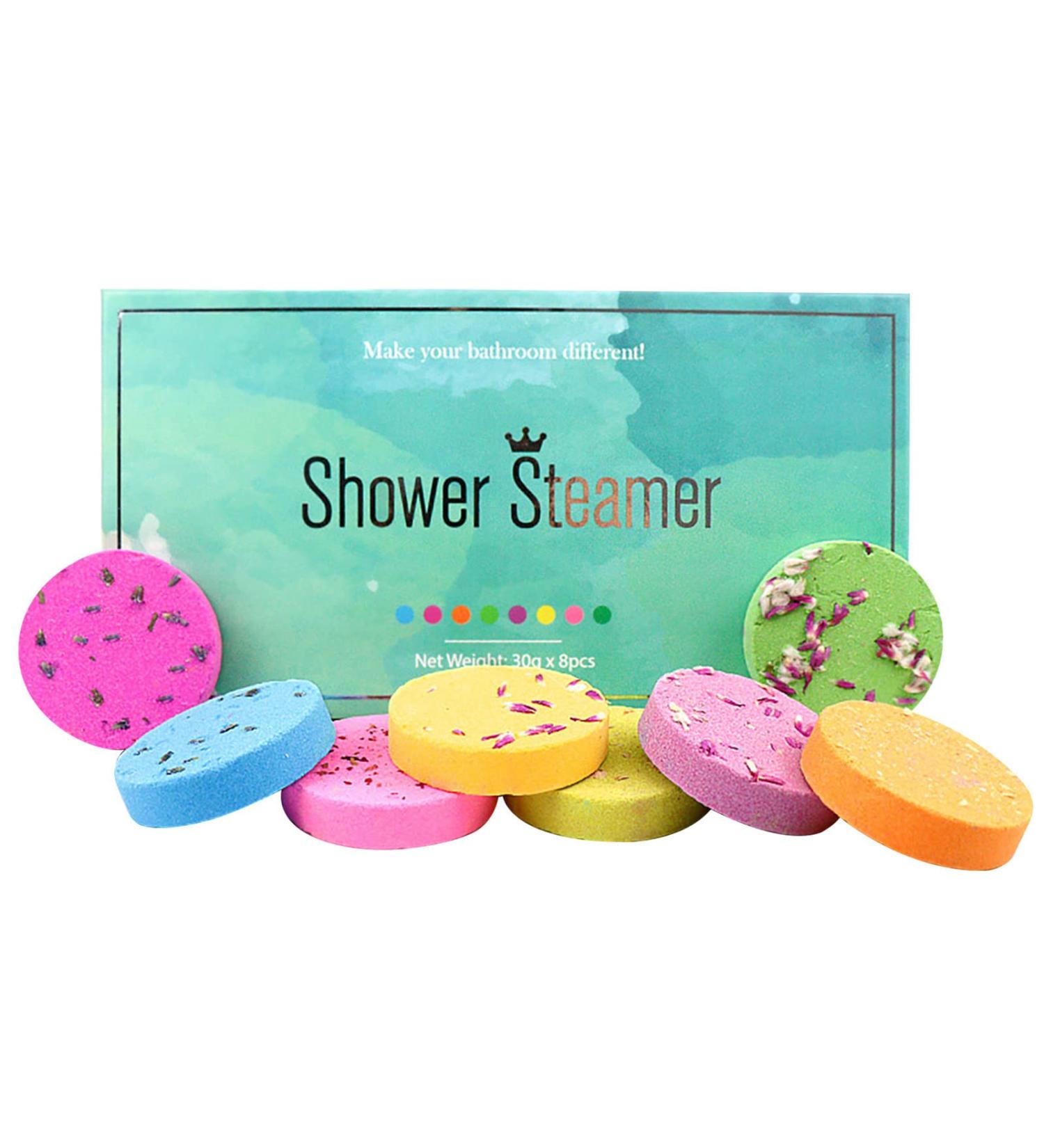 8-Piece Bathing Bomb Gift Set | Natural Essential Oils & Aromatherapy - Perfect for Women Men & Kids - Buy Online on GoSupps.com