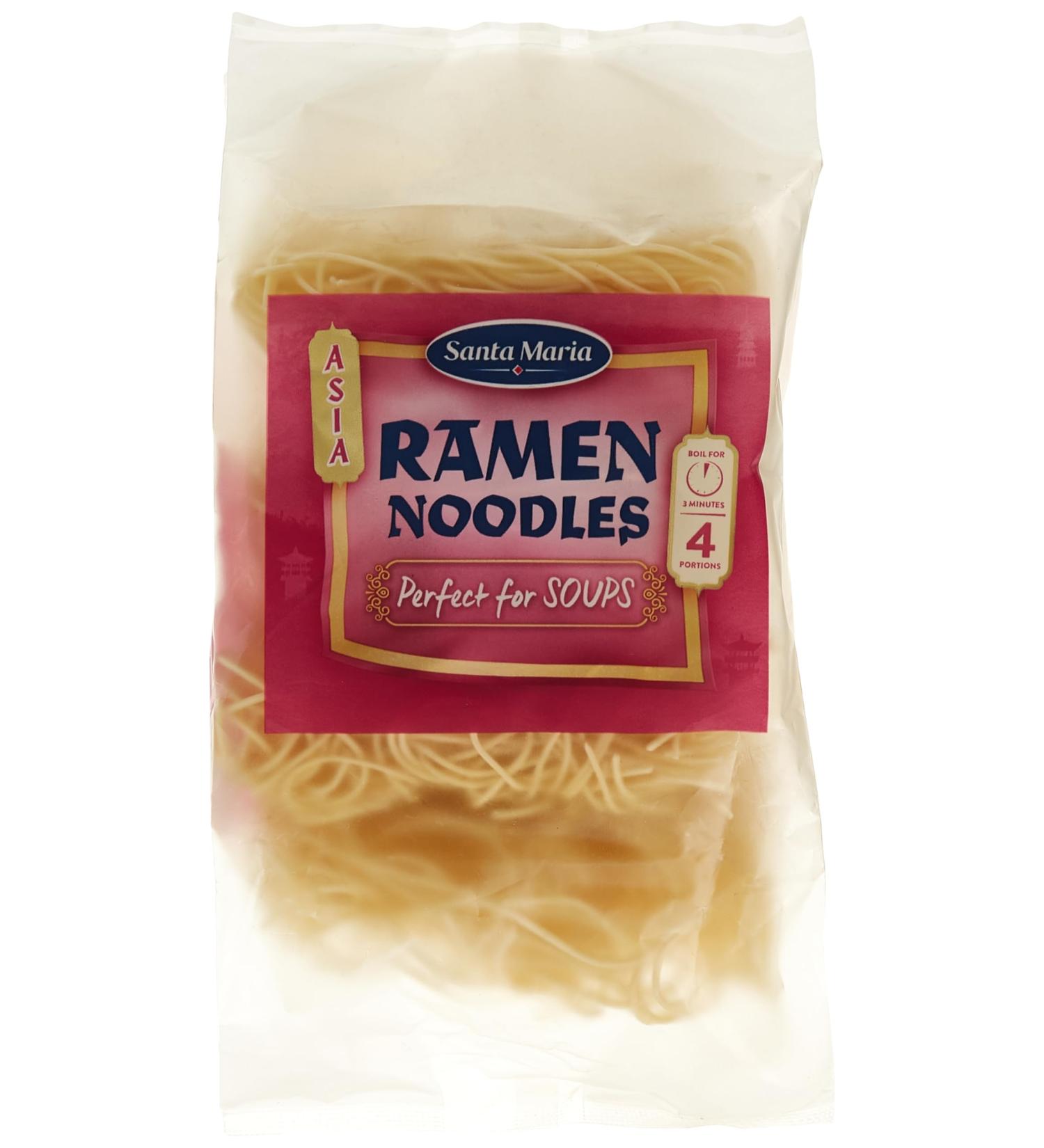 Santa Maria Ramen Noodles Perfect for Soups 4 Portions 200 g - Buy Online on GoSupps.com