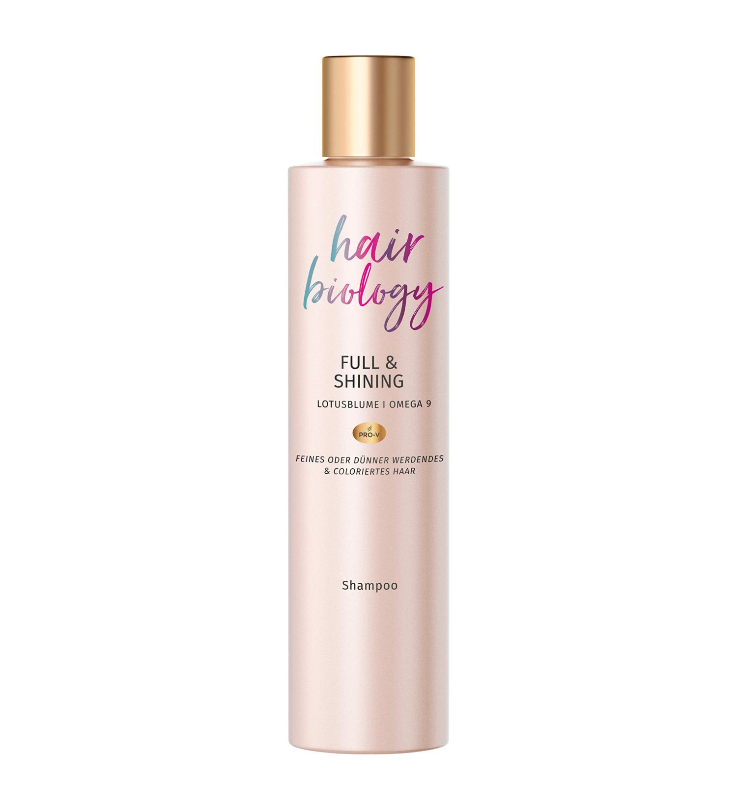  Hair Biology Hair Biology Full & Shining Shampoo for fine or fine and coloured hair 250 ml - Buy Online on GoSupps.com