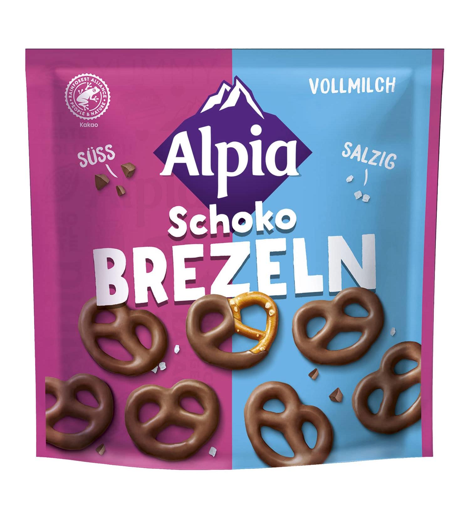 Alpia chocolate pretzels 140 g