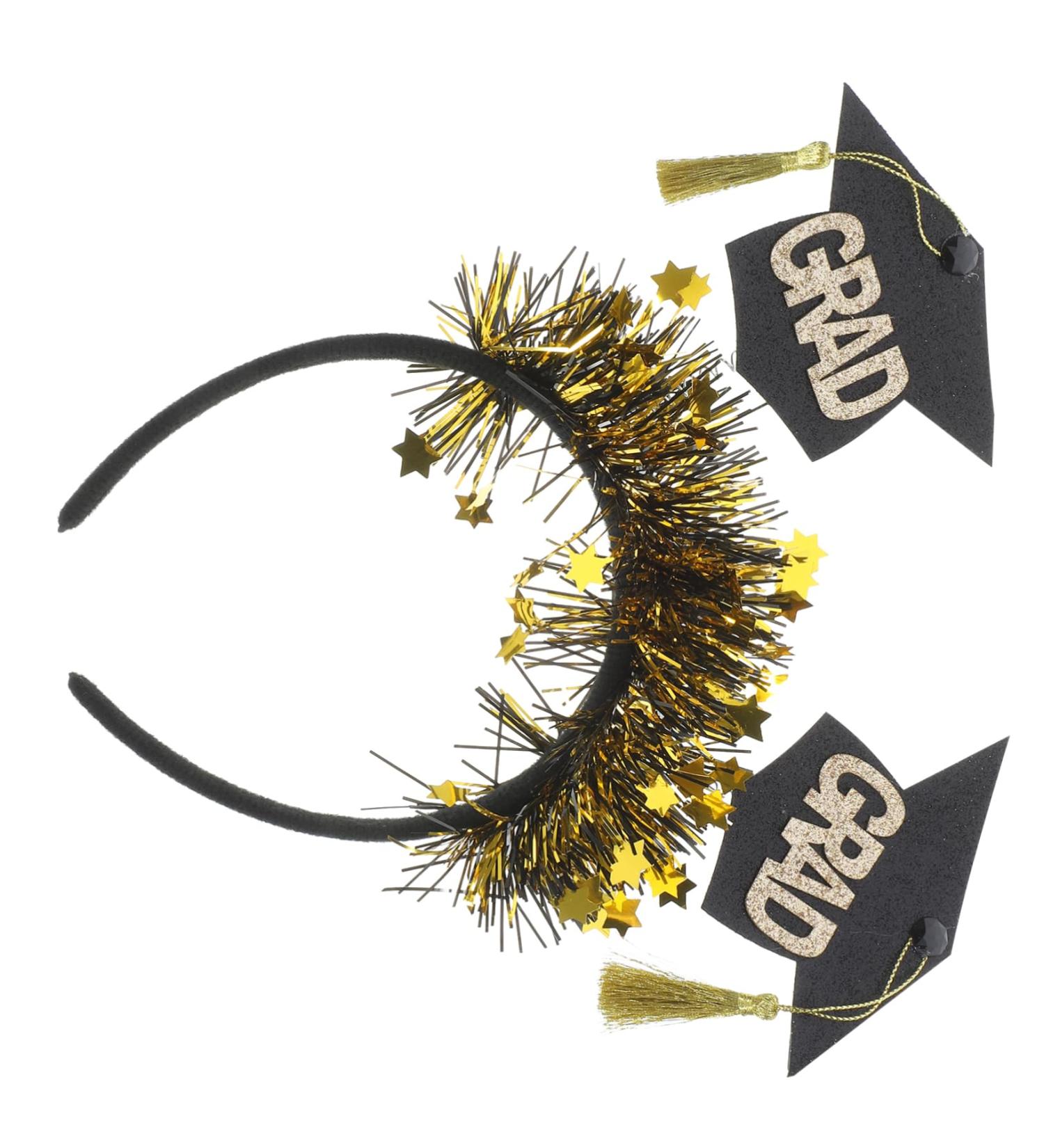 Graduation Hair Jewelry Graduation Costume Adults Graduation Cap Hairband Guest for Graduation Headwear Graduation Hair Jewelry Hair Elastic Tassel Headband Large - Buy Online on GoSupps.com