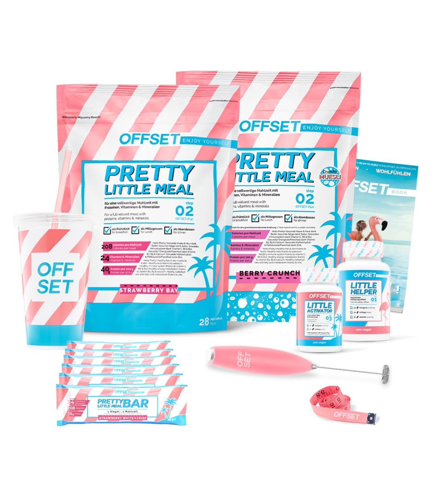 Buy Starterset M Berry Mix | Offset Nutrition Weight Loss Set - Shakes Bars Capsules & More for 31 Days of Success! - Buy Online on GoSupps.com