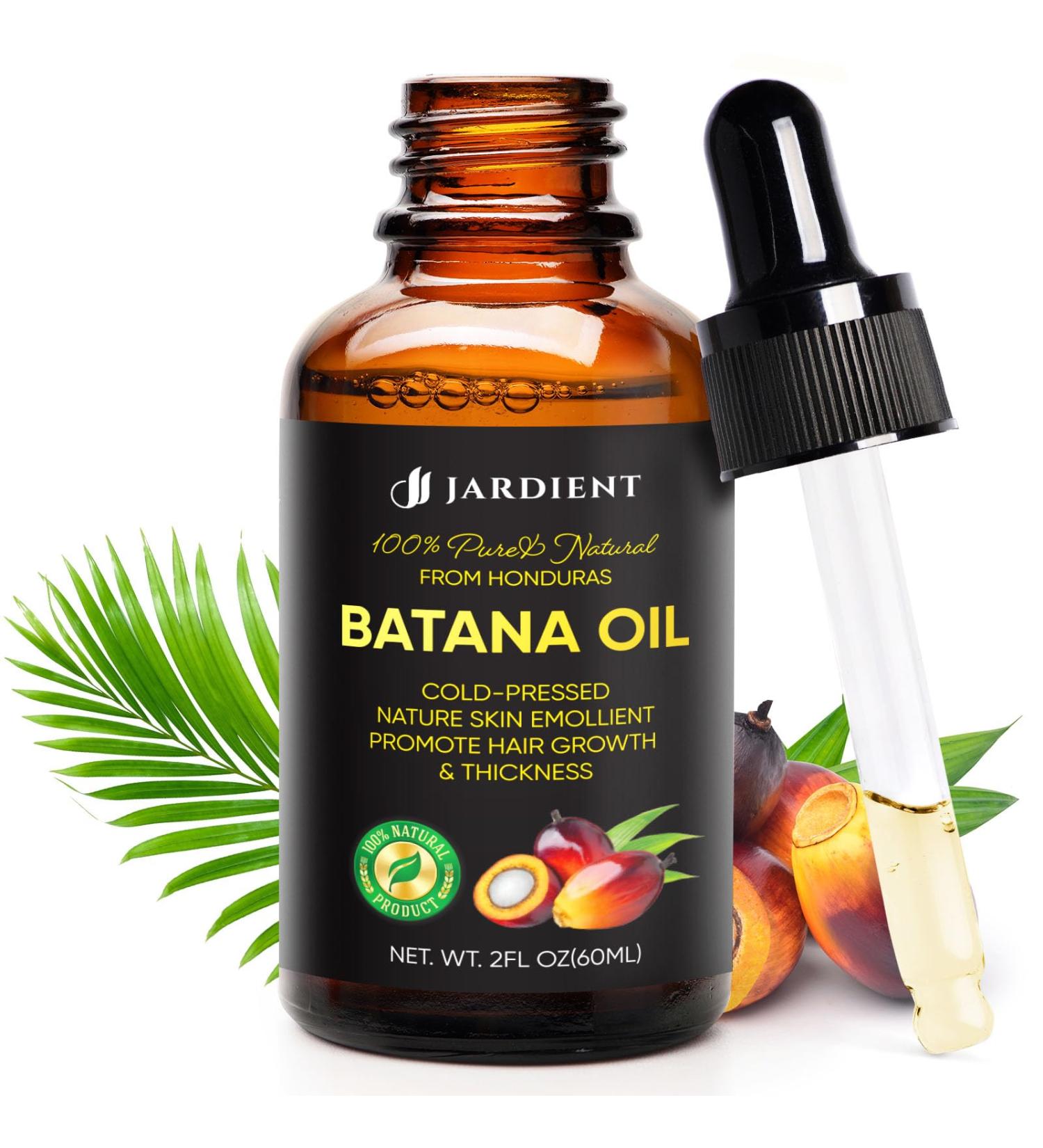 Raw Batana Oil for Hair Growth - 100% Organic Dr. Sebi Batana Oil from Honduras | Natural Hair Thickness for Men & Women - 2FL OZ - Buy Online on GoSupps.com
