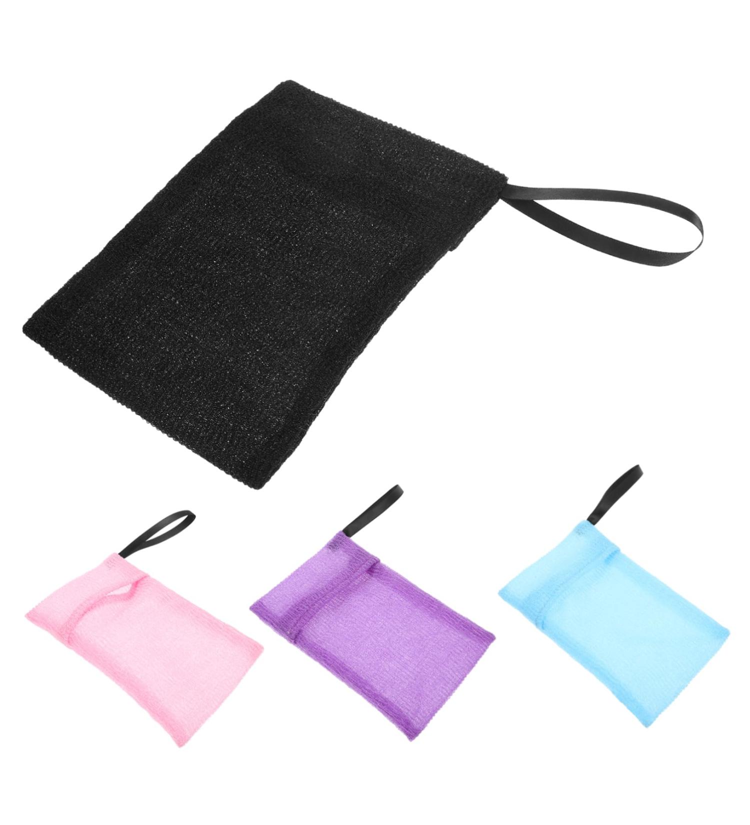 MUSISALY 4pcs Soap Bag Soap Pouch for Shower Soap Bar Pouch Bar Soap Scrubber Pouch Soap Sleeve Nylon - Buy Online on GoSupps.com
