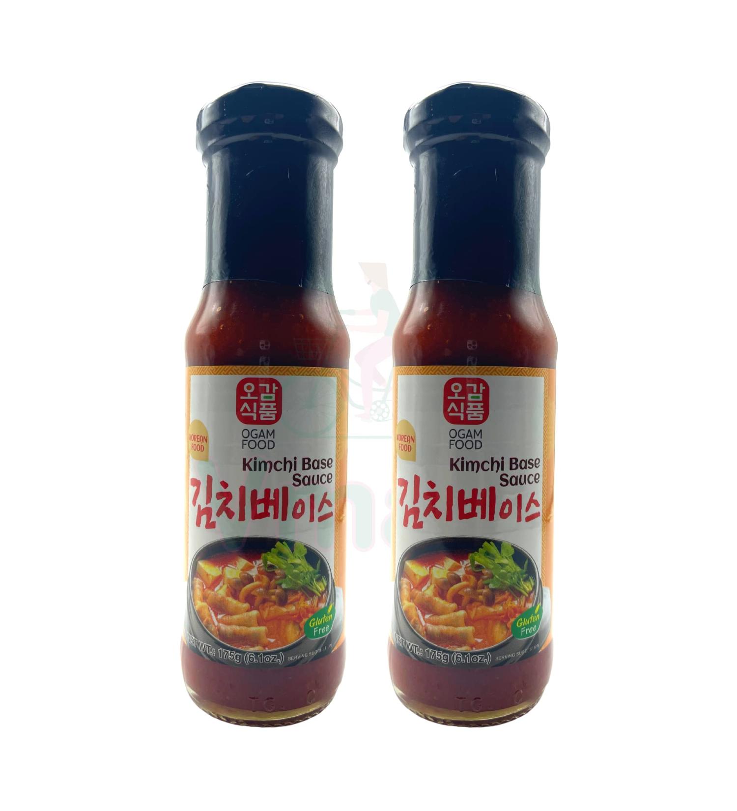 Ogam Kimchi Base Sauce 175g (Pack of 2) - Korean Food Gluten Free Vegan - Buy Online on GoSupps.com