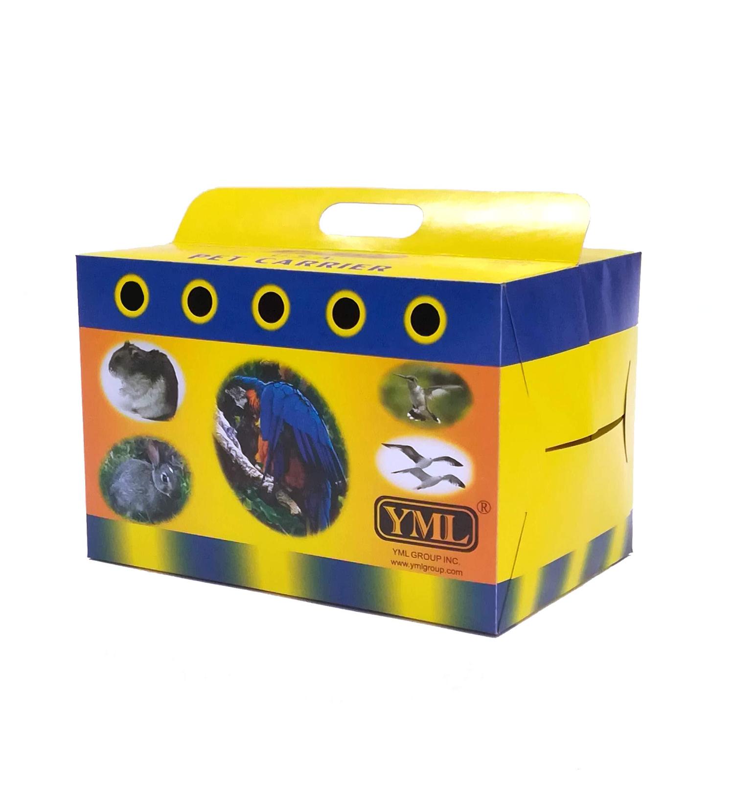 YML Cardboard Carrier for Small Animals or Birds, Small, Lot of 100