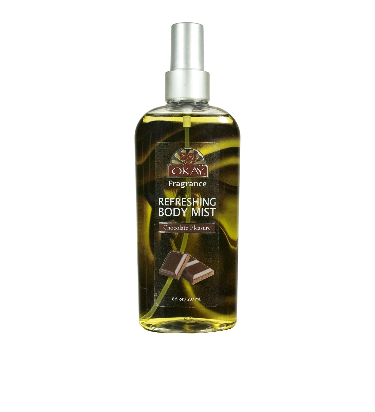 OKAY CHOCOLATE PLEASURE REFRESHING BODY MIST 8oz / 237ml - Buy Online on GoSupps.com