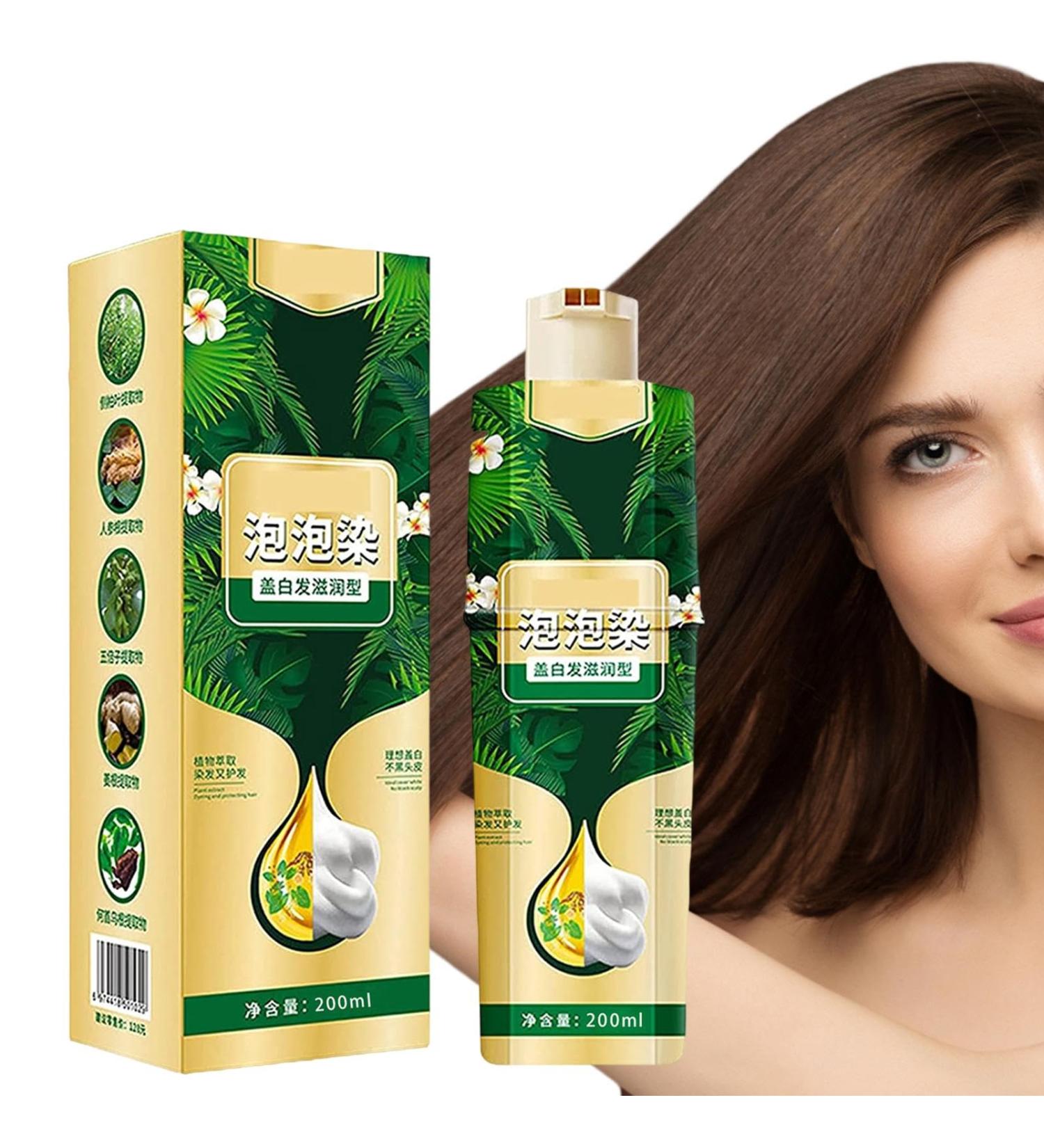  Generisch Bubble Plant Instant Color Shampoo 200 ml easy to wash for men and women - Buy Online on GoSupps.com