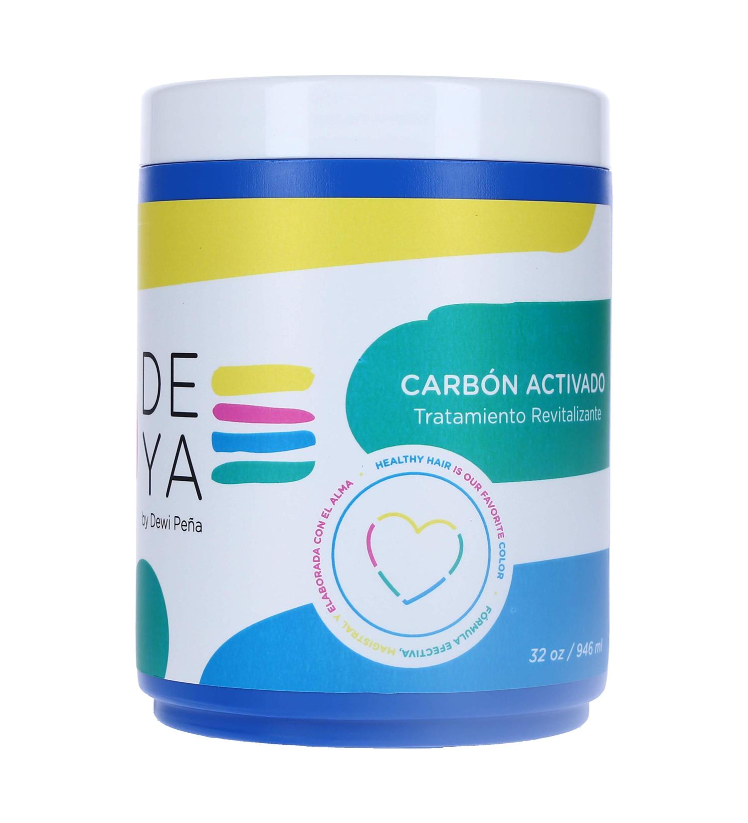 DEYA Carbon Activado- Activated Charcoal Mask for Deep Hydration and Repair Very Damaged Hair and Split Ends (32 OZ) 32 Fl Oz (Pack of 1)