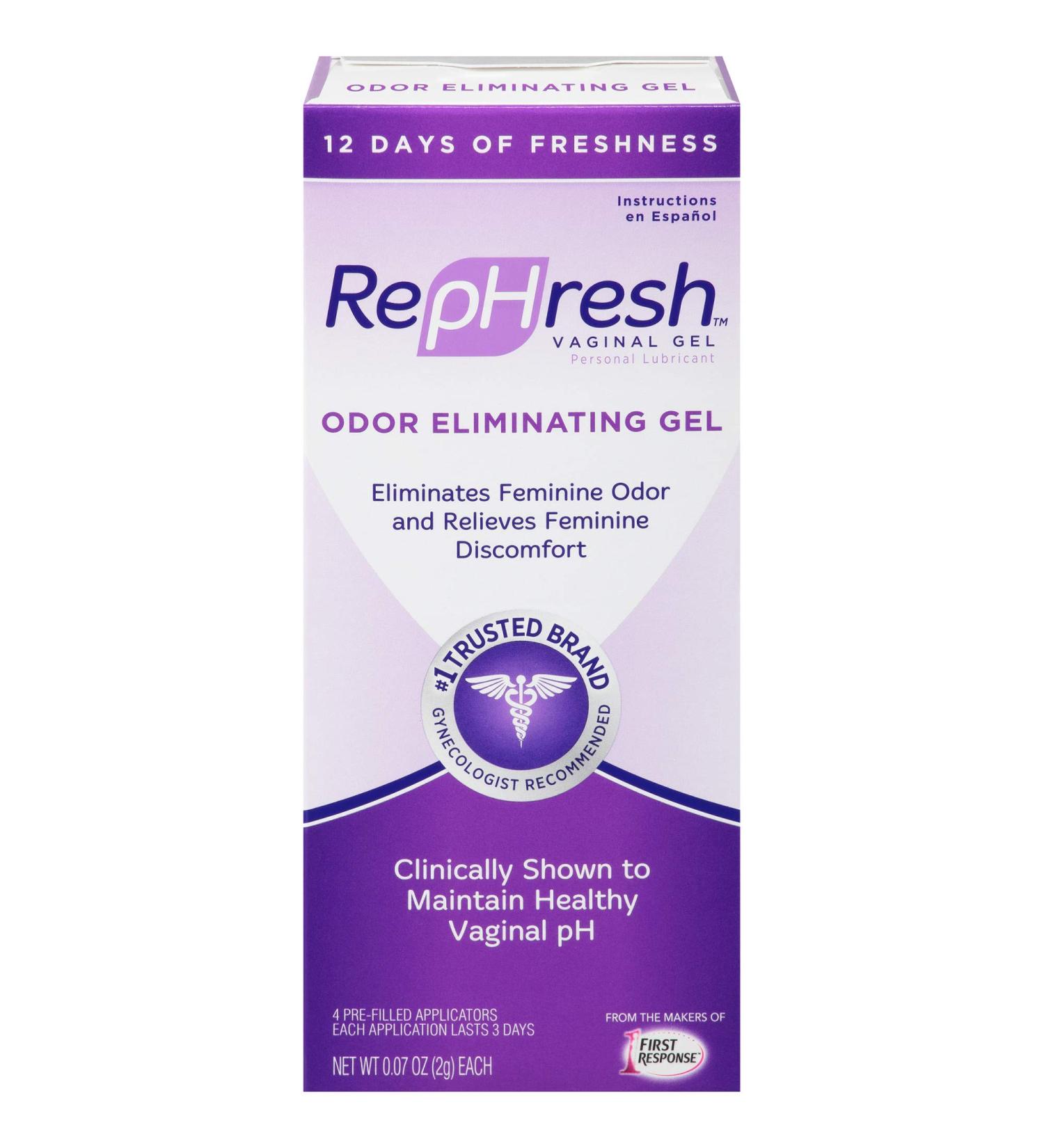 RepHresh Vaginal Gel 0.07oz with 4 Pre-filled Applicators - pH Balance Support - Buy Online on GoSupps.com