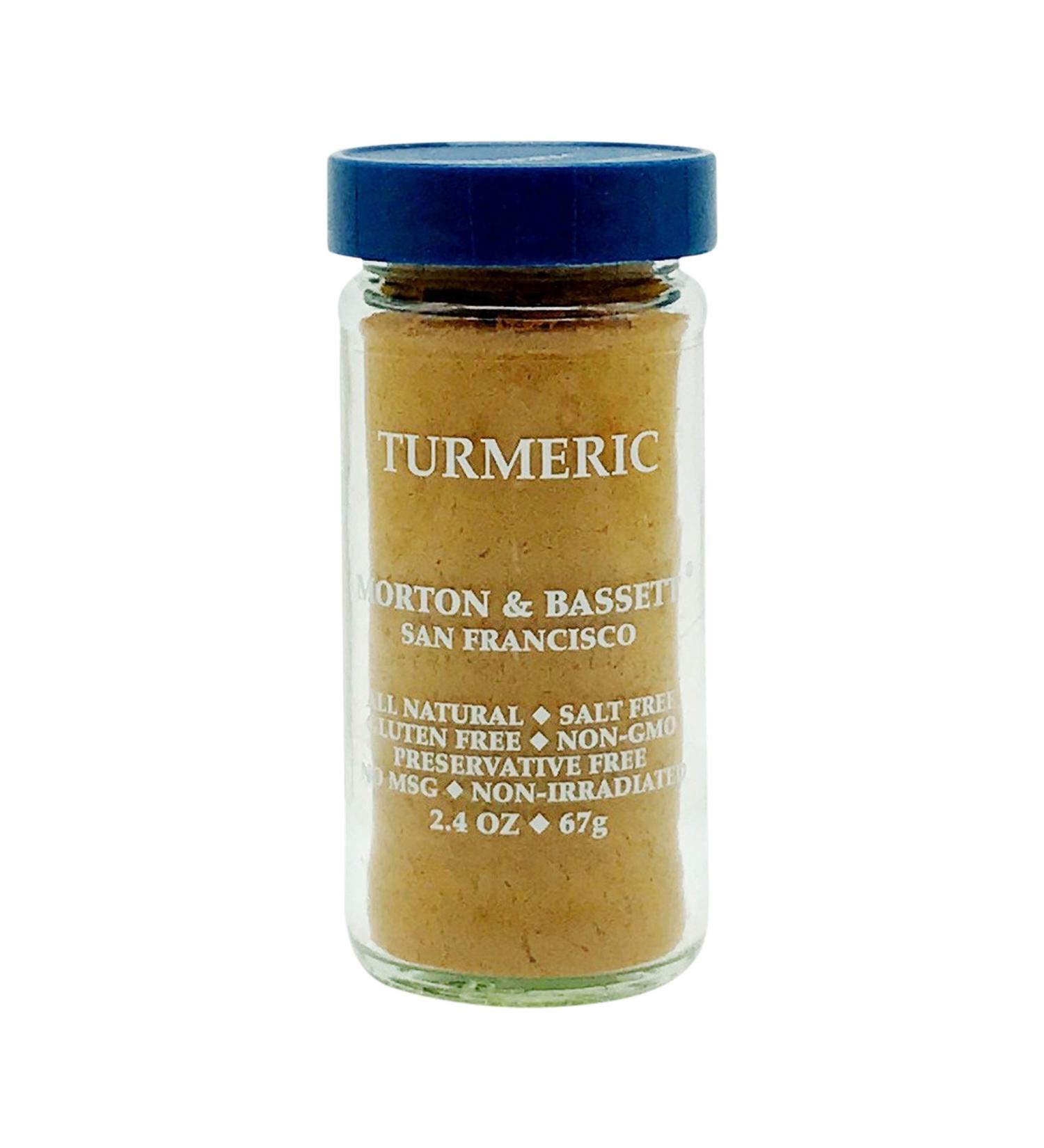 Morton & Bassett Organic Turmeric Powder - 2.4 oz Jar - Buy Online on GoSupps.com