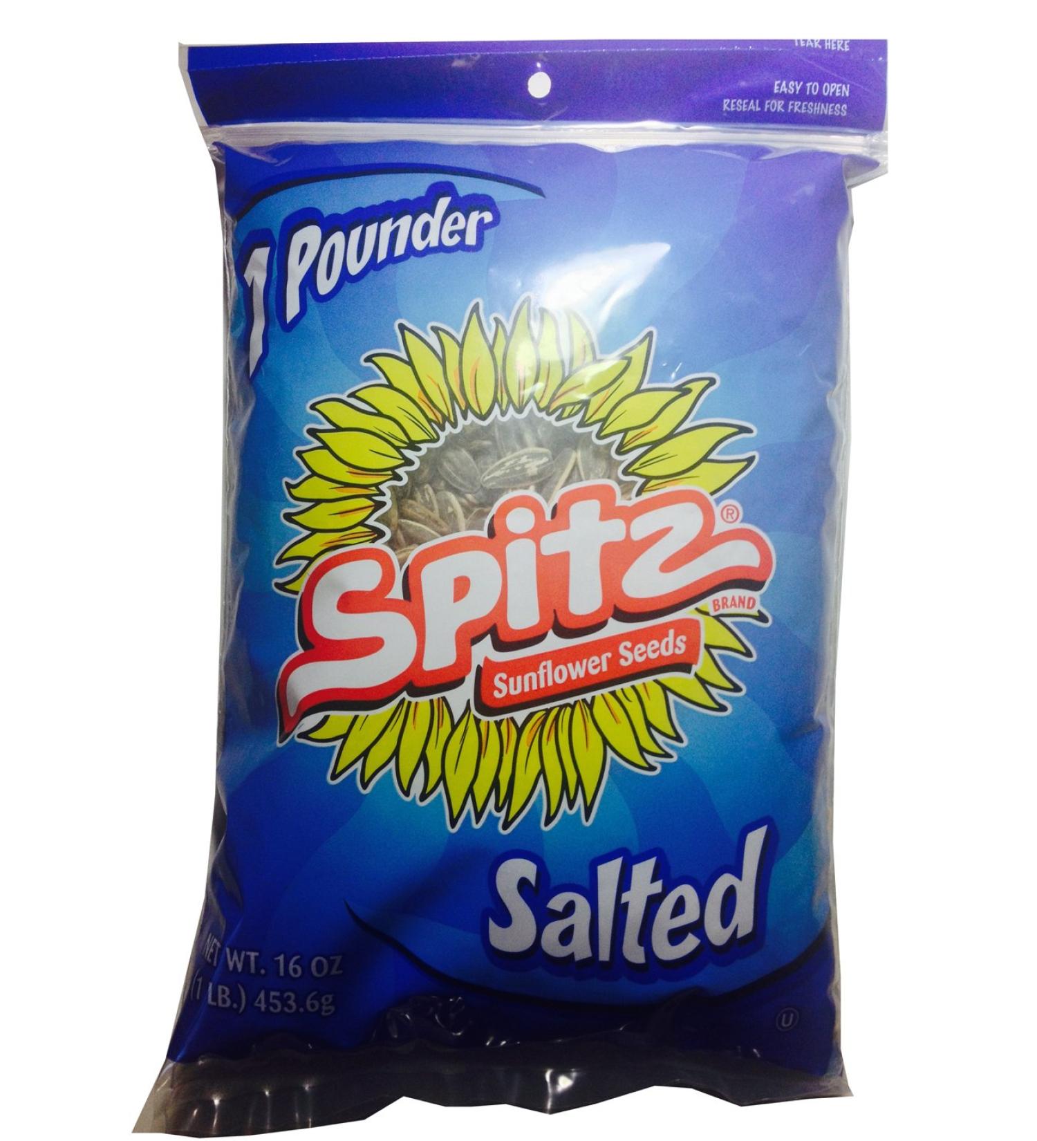 Spitz Sunflower Seeds Salted 1lb Bag - Premium Quality Snack  Perfect for On-the-Go (Pack of 1) - Buy Online on GoSupps.com