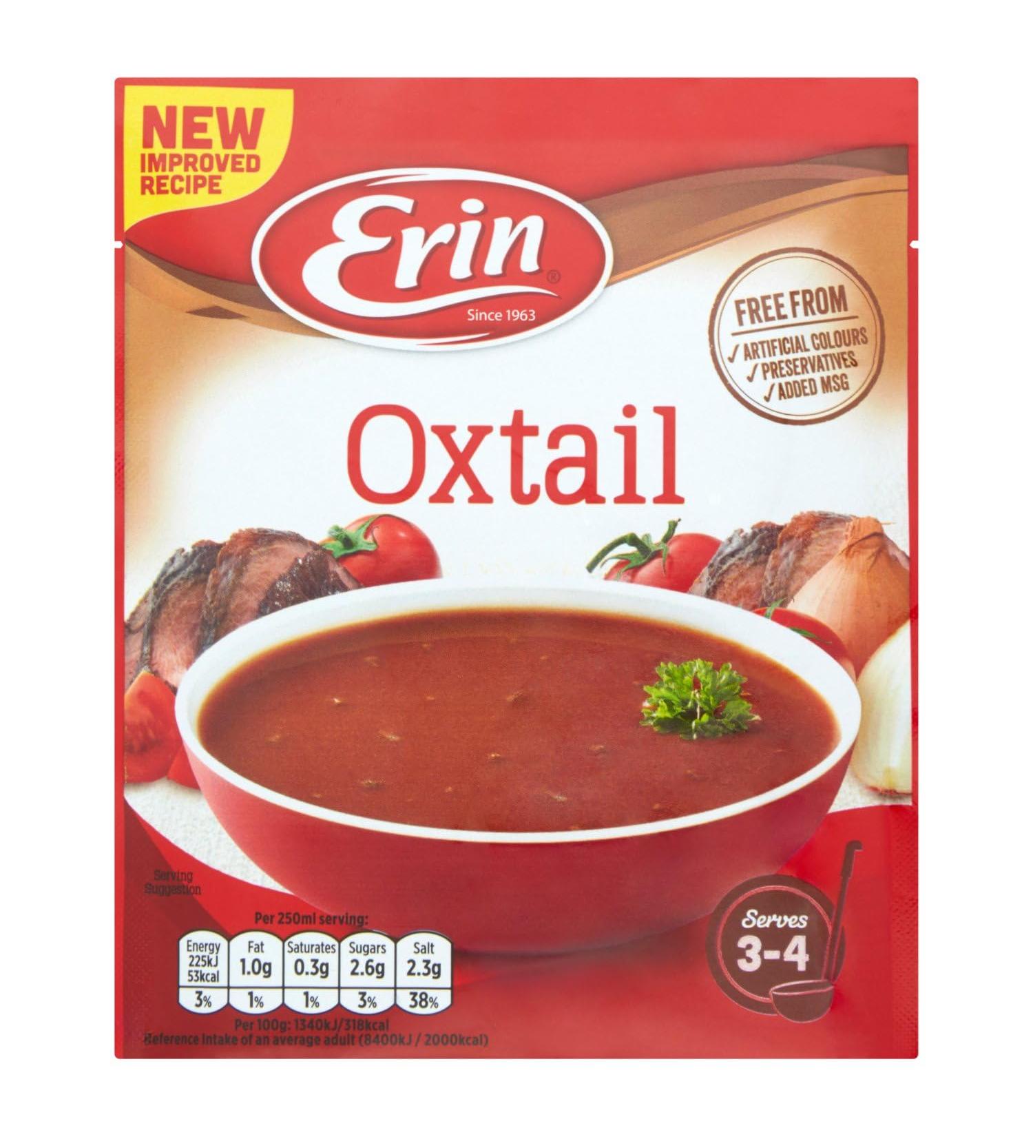 Erin Simmer Traditional Oxtail Soup ( 5 X 57g ) - Sold by DSDelta Ltd