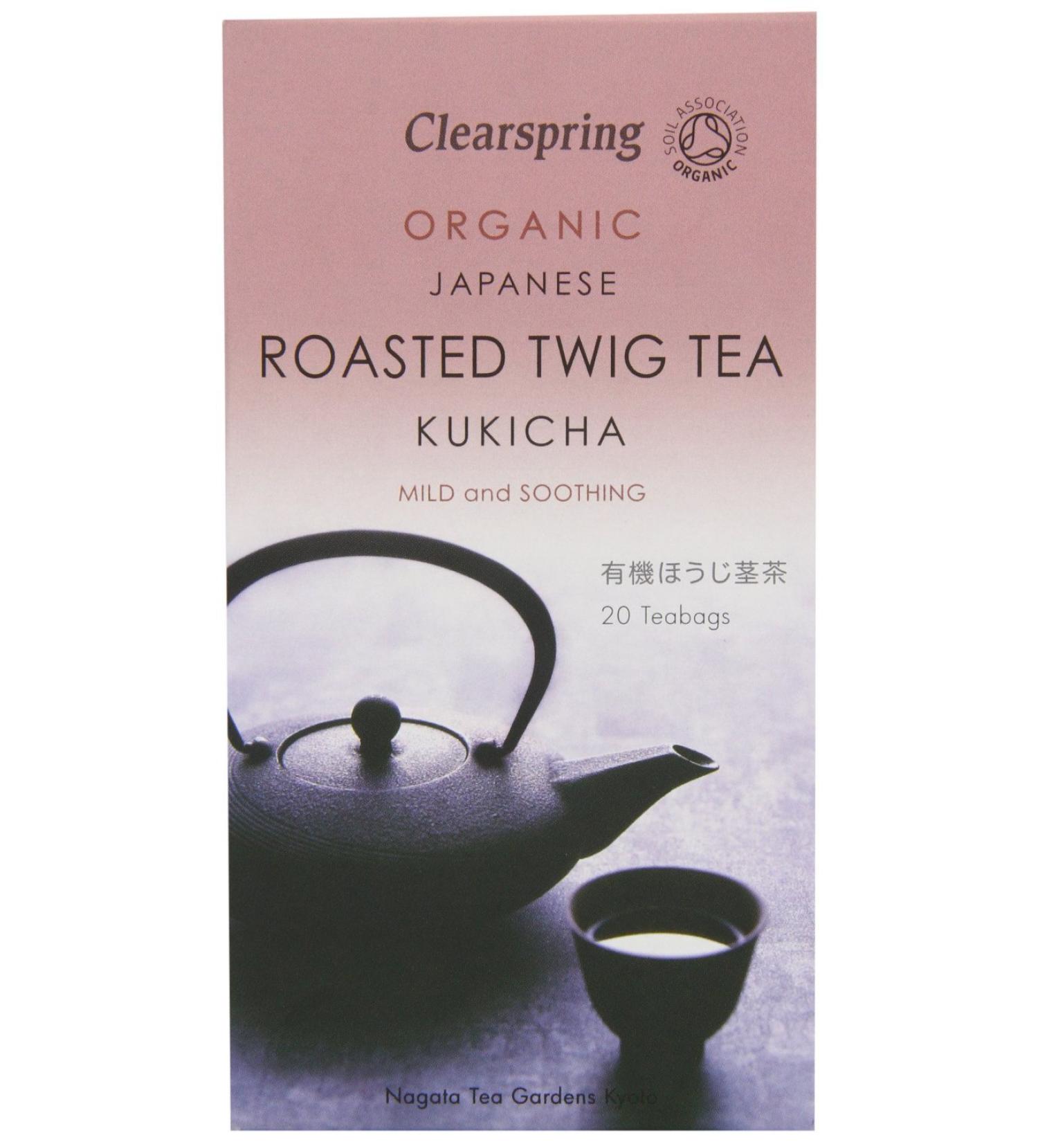 Clearspring | Kukicha Roasted Twig Tea | 3 X 20 Bags
