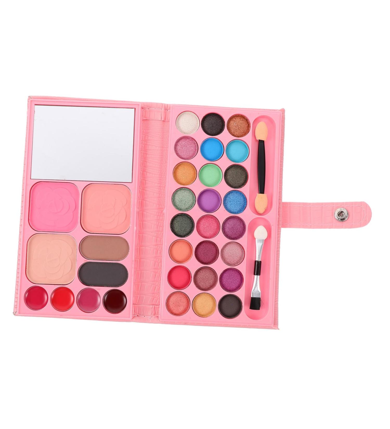 Didiseaon 33 Makeup Palette Eyeshadow Blush Pan Pink Cosmetic Girls Eye Shadow Child Make up Powder Eye Shadow - Buy Online on GoSupps.com