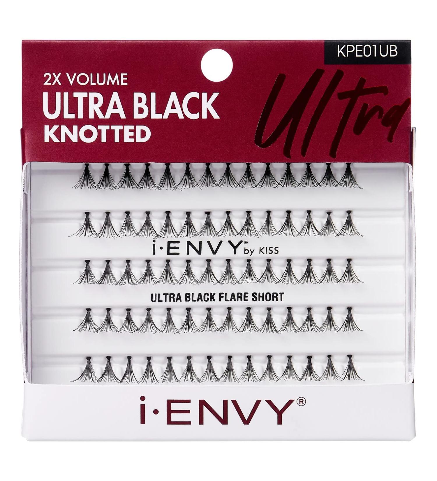Kiss I Envy Ultra Black Short Lashes (6 Pack) - Natural Looking False Eyelashes - Buy Online on GoSupps.com