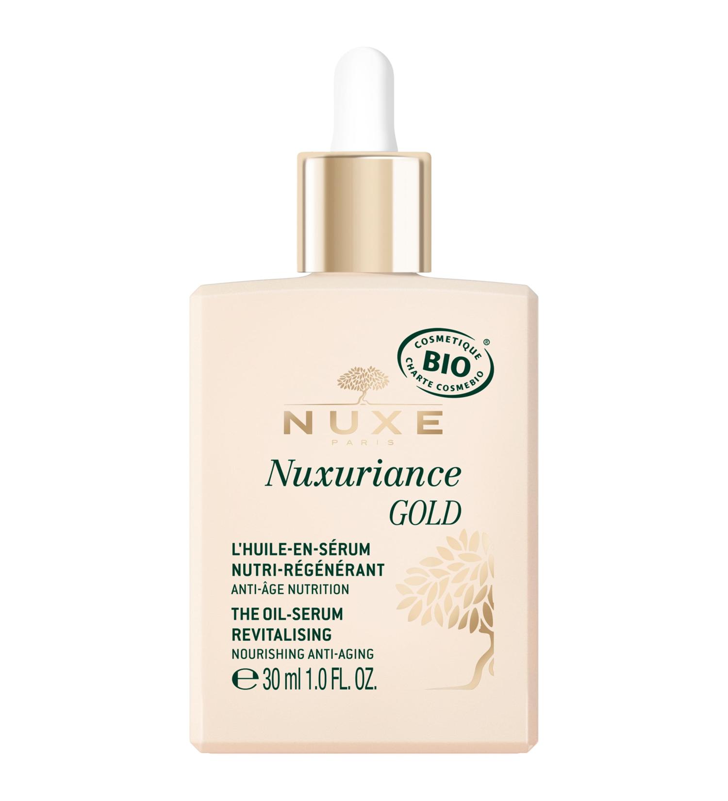 NUXE Nuxuriance Gold Nutra-Revitalising Oil-Serum | Age-Defying Hydration & Nourishment | Brightens & Firms Aging Skin | 1 fl. oz. - International Shipping Available - Buy Online on GoSupps.com